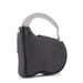 Anaar Showtime Annette Clutch – Black & Silver Swarovski Embellished A-Frame Handbag