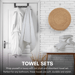 The Start Up Hand Towel White (1 Towel) – 100% Premium Cotton, Ultra-Soft, Highly Absorbent & Durable