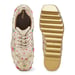 Anaar Rosette Royale Wedge Sneakers – Handcrafted Bridal Satin Sneakers with Zardozi & Resham Embroidery