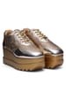 Anaar Metallic Mela Wedge Sneakers, Womens Festive, Special Occasion and Partywear Premium Shoes