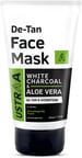 Ustraa De-Tan Face Mask - Dry Skin - 125 gm - Wash-off mask for cleaning dry skin with White Charcoal, No Paraben, Removes dead skin & pollution, De-tan face mask - 125g