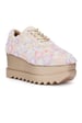 Anaar Floral Polka Wedge Sneakers, Womens Festive, Special Occasion And Partywear Premium Shoes