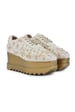 Anaar Kaleera Drop Wedge Sneakers, Womens Festive, Special Occasion And Partywear Premium Shoes