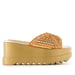 Anaar Drama Dose Sandals – Handcrafted Satin Open Sandals with Sequin, Pearl & Mirror Embroidery