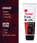 Ustraa Power Face Wash - 200g - Energize and De-Tan | Dermatologicallyl Tested | Effective Tan Removal | Removes Dead Skin, Brightens Skin, Refresh & Recharge, NO SLS, No Paraben