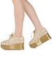 Anaar Kaleera Drop Wedge Sneakers, Womens Festive, Special Occasion And Partywear Premium Shoes