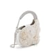 Anaar Pom Pom Annette Clutch – Multi-Floral Embellished Bridal Satin Handbag