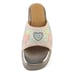 Anaar Ti Amo Satin Open Sandals – Pastel Embellished Heart Motif