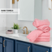 The Start Up Hand Towel Pink (1 Towel) – 100% Premium Cotton, Ultra-Soft, Highly Absorbent & Durable