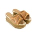 Anaar Drama Dose Sandals – Handcrafted Satin Open Sandals with Sequin, Pearl & Mirror Embroidery