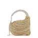 Anaar LEO ANNETTE Metallic Gold Chain Embellished Clutch Bag