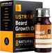 Ustraa Beard Growth Oil – 35ml | With Redensyl & 8 Natural Oils for Beard Strength, Nourishment & Volume