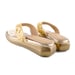 Anaar Summerdaze Gold Satin Embellished Open Sandals – Festive & Occasion Wear