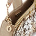 Anaar Butterfly Annette Clutch – Floral Stones Embellished A-Frame Handbag with Curved Handle