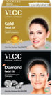 VLCC Combo Of Gold Facial Kit - 60 Grams And Diamond Facial Kit 60 Grams