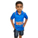Unirec Team India Kids Jersey | Blue | Eco-Friendly Cricket Fan T-Shirt | 100% Recycled Polyester | Half Sleeve Regular Fit