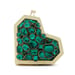 Anaar LIZA SLINGETTE Emerald Swarovski Stone Embellished Clutch Bag