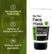 Ustraa De-Tan Face Mask - Dry Skin - 125 gm - Wash-off mask for cleaning dry skin with White Charcoal, No Paraben, Removes dead skin & pollution, De-tan face mask - 125g