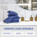 The Start Up Hand Towel Navy Blue (1 Towel) – 100% Premium Cotton, Ultra-Soft, Highly Absorbent & Durable